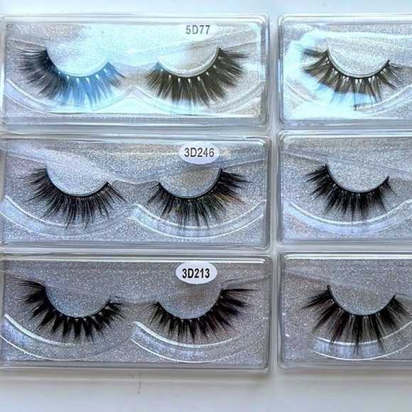 6 Sets of Faux Mink Eyelashes - Picture 2 of 3